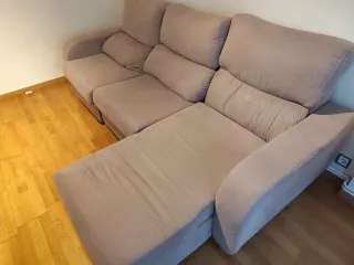 Sofá Cama Chaise Longue con Arcón