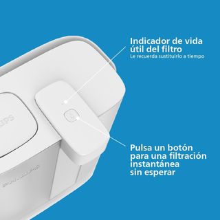 Philips Jarra Filtro Agua Electrónica 3L