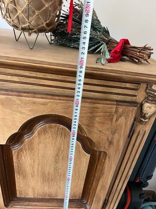 Armario madera maciza 100% con puertas y tiradores