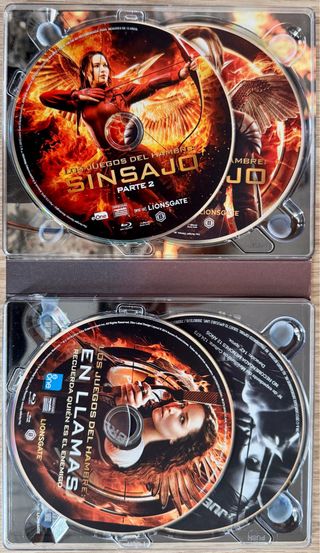 Los Juegos del Hambre Saga Completa Blu-ray