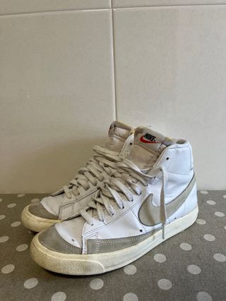 Zapatillas Nike Blazer Mid Blancas/Grises