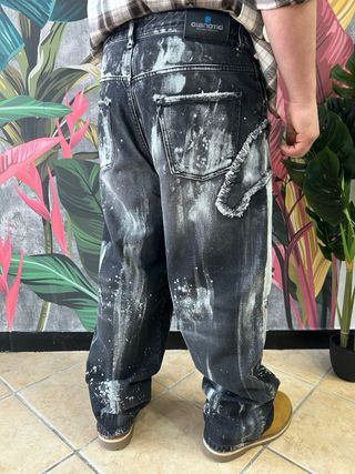 Jeans uomo baggy streetwear