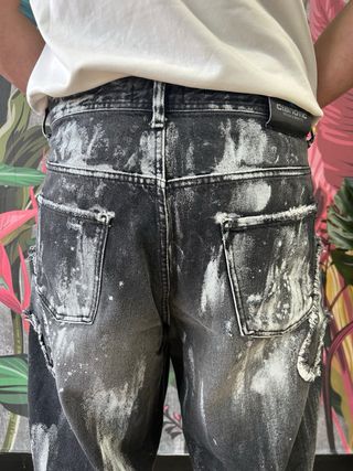 Jeans uomo baggy streetwear