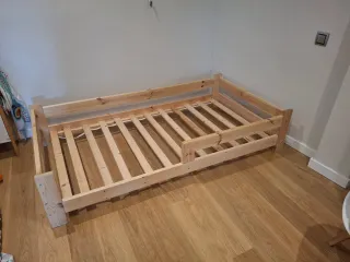 Cama montessori individual madera 90cm