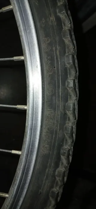 Llanta trasera 26 con piñonera