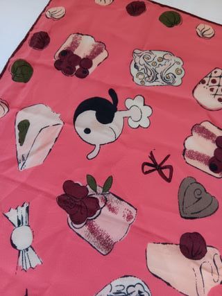 Foulard Moschino Seta Olivia in Pasticceria