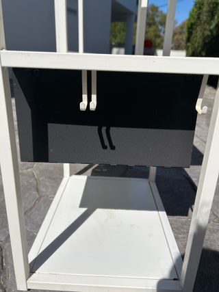 2 Estanterías Auxiliares Ikea Blancas