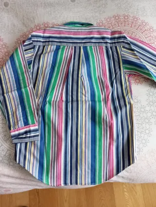 Camisa Rayas Manga Larga Niño
