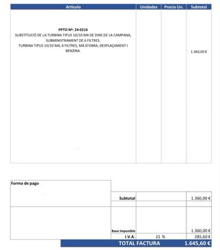 Motor de Campana extractora industrial