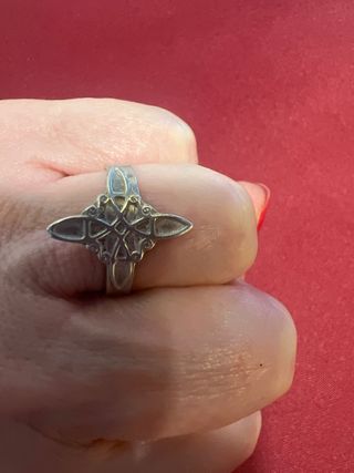 Anillo Nudo de Bruja Plata