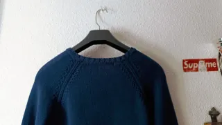 Jersey Zara Algodón Azul Talla M