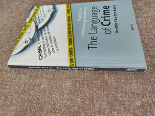 The Language of Crime: English for Criminology ...