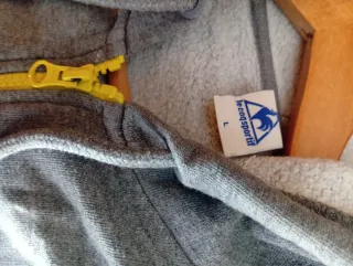 Sudadera Le Coq Sportif Gris con Capucha