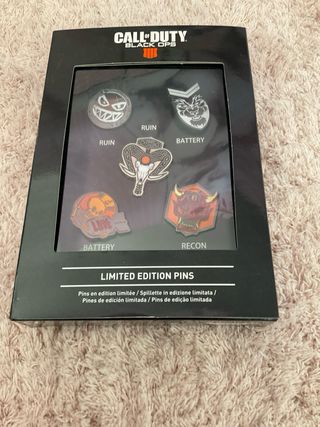 Call of Duty Black Ops Pins Edición Limitada