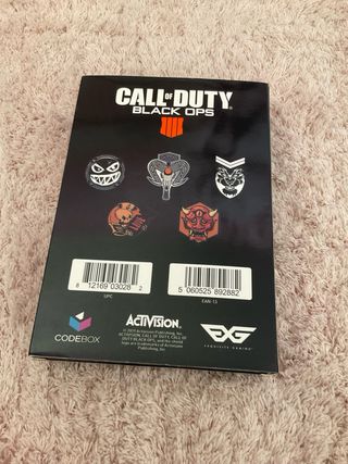 Call of Duty Black Ops Pins Edición Limitada