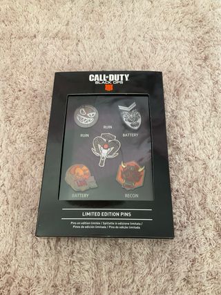 Call of Duty Black Ops Pins Edición Limitada