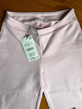Pantalón Zara elástico rosa Talla M
