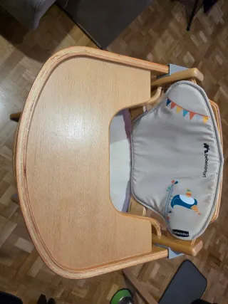 Trona de madera Bebeconfort