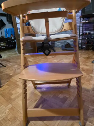 Trona de madera Bebeconfort