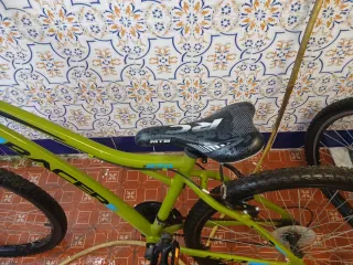Bicicleta de montaña verde 28
