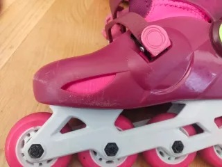 Patines con casco y protecciones