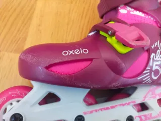 Patines con casco y protecciones