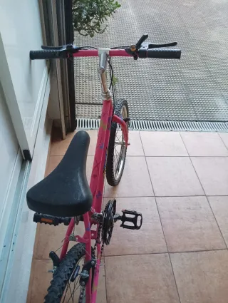 Bicicleta Infantil Rosa 10 Velocidades
