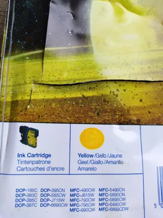 Lote 19 tintas Brother LC1100 (C, BK, M)