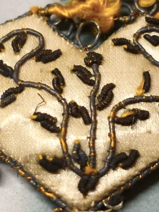 Antiguo escapulario Sagrado Corazón