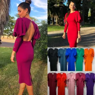 Vestido Feversave verde sin estrenar