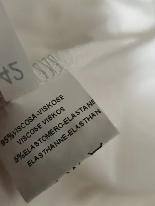 Canotta Bagarry donna bianca con glitter oro