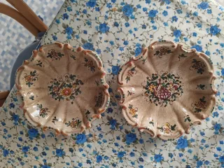 Set 3 Piatti da parete Ceramica Gubbio