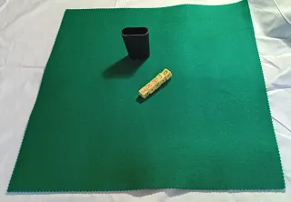 Tapete verde para juegos de mesa