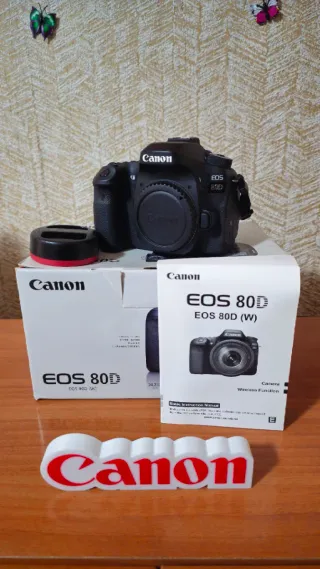 Cámara Canon EOS 80D Cuerpo
