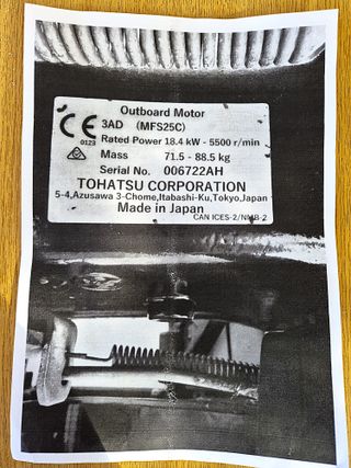 Barco RIO 450 con motor Tohatsu