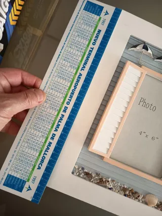 Cornice per foto spiaggia con ombrelloni