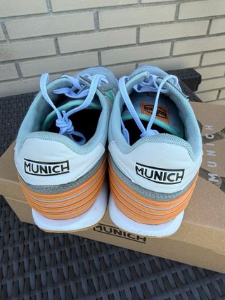Zapatillas Munich Massana 504 Gris/Naranja