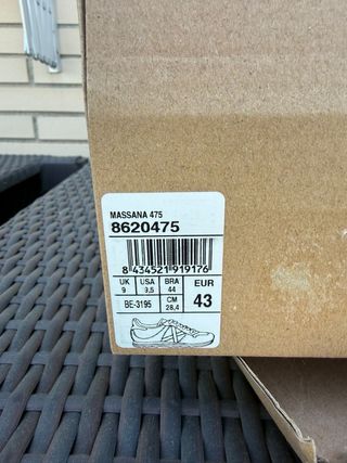 Zapatillas Munich Massana 504 Gris/Naranja