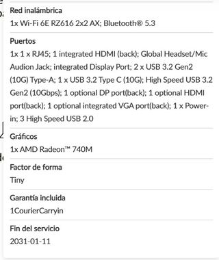 Lenovo Thinkcentre M75q Gen5 Ryzen 5 Pro