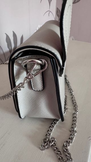 Bolso bandolera ratón blanco y rosa