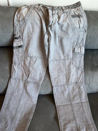 Pantalón Cargo Desigual Gris