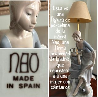 Escultura mujer joven con cántaros