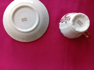 Juego de café japonés de porcelana