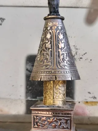 Figura Virgen del Pilar de plata de Ley