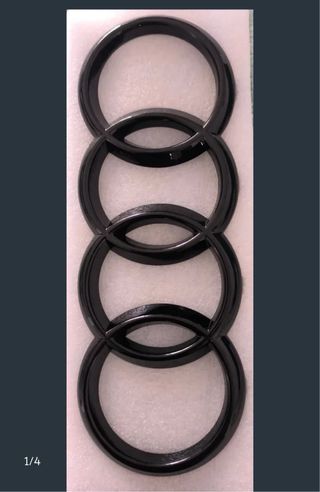 Emblema Audi Negro