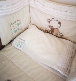 Ropa de Cuna/ Cama Oso 70x140: Edredón, Chichonera