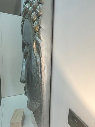 Cuadro Buda 3D Metal y Piedra