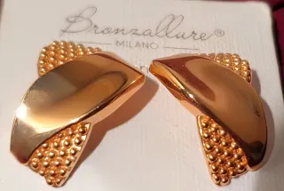 Orecchini Bronzallure, placcati oro 18 Kt