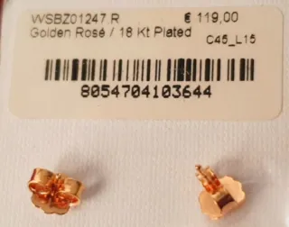 Orecchini Bronzallure, placcati oro 18 Kt