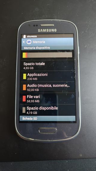 Samsung Galaxy S3 Mini Blu Sbloccato